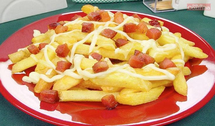 receita de batata frita com Catupiry® e bacon