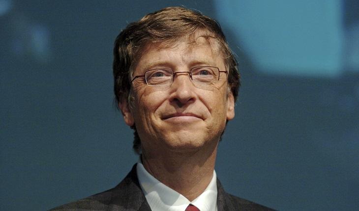 Bill Gates em foto de divulgação de empreendedores de sucesso