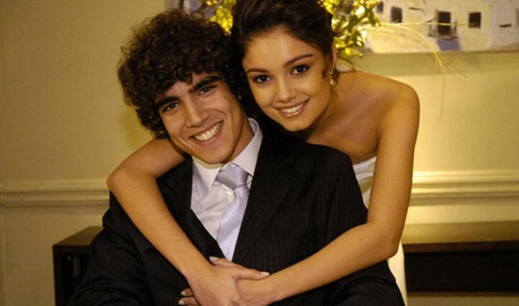 Bruno (Caio Castro): Personagens marcantes de Malhação. Ao seu lado está Angelina, um dos seus pares românticos.