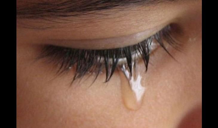 Pessoa chorando
