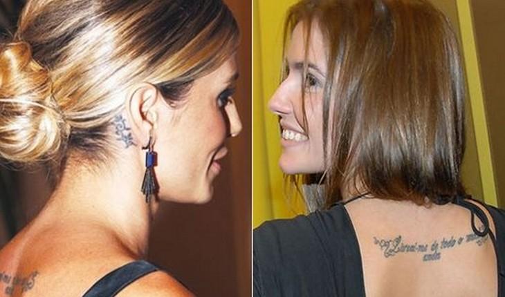 Tatuagem de Deborah Secco