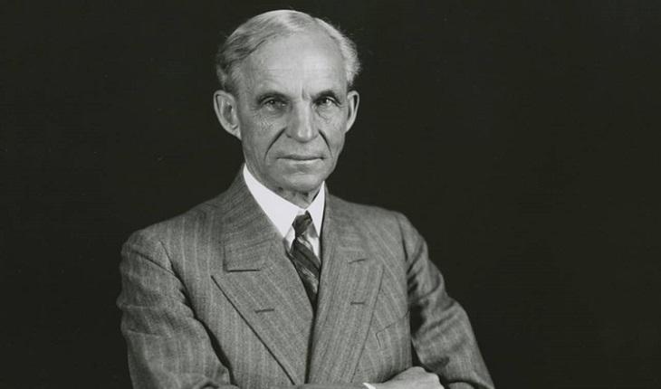 Foto de Henry Ford como um empreendedor de sucesso do século passado