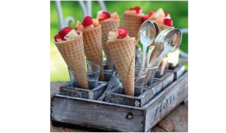 Ideias de docinhos no cone de sorvete para a festa ficar mais divertida
