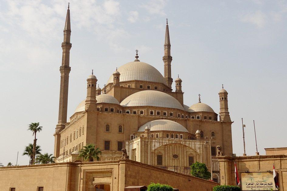 Foto da Mesquita de Muhammad Ali, no Cairo.
