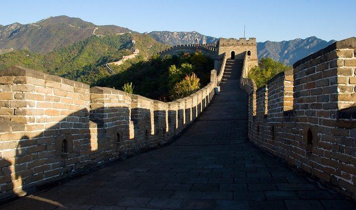 Muralha da China, uma das 7 Maravilhas do Mundo Moderno