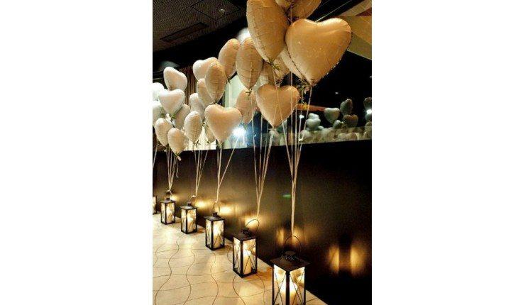 Decoração com balões no casamento