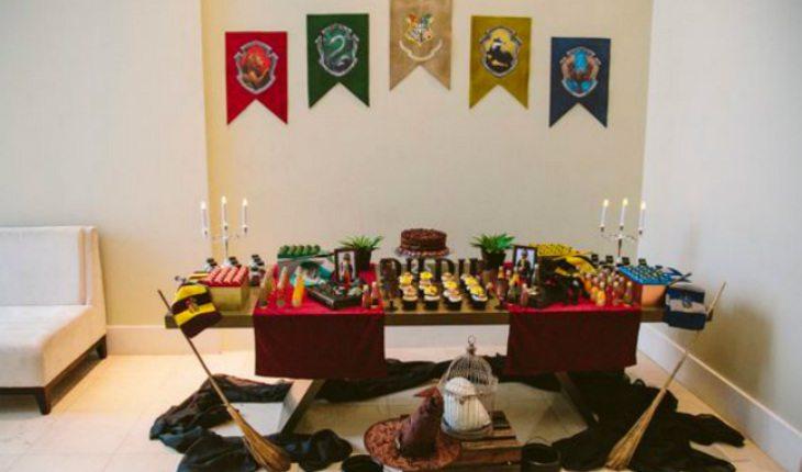 Festa Harry Potter mesa simples pinterest