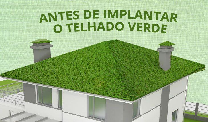 Telhado verde. Imagem no photoshop de uma casa com telhado verde