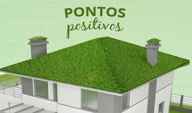 Telhado verde. Imagem no photoshop de uma casa com telhado verde
