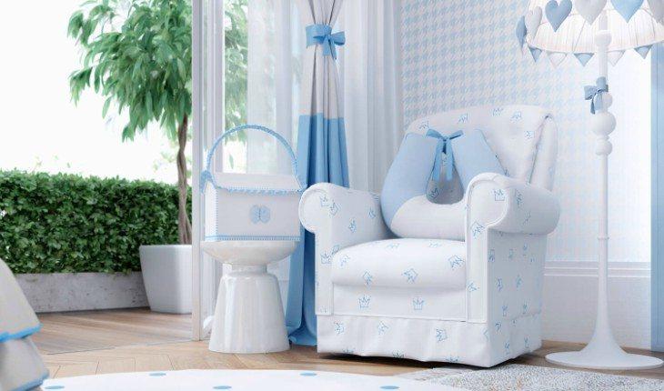 Decoração quarto de bebê azul