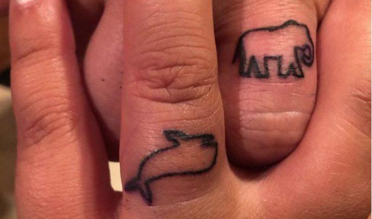 tatuagem de aliança