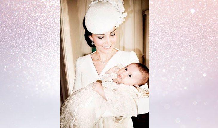 Kate Middleton está grávida. Foto de Kate com a filha