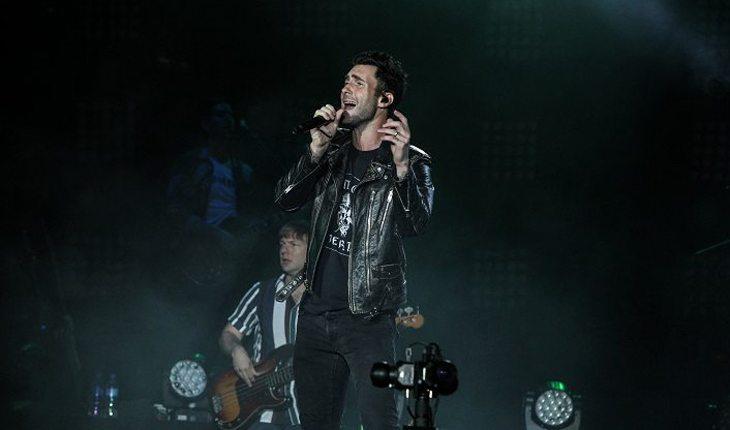 Rock in Rio. Na foto, Adam Levine cantando