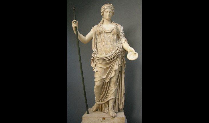 Estátua em tamanho real da deusa Hera - deuses gregos