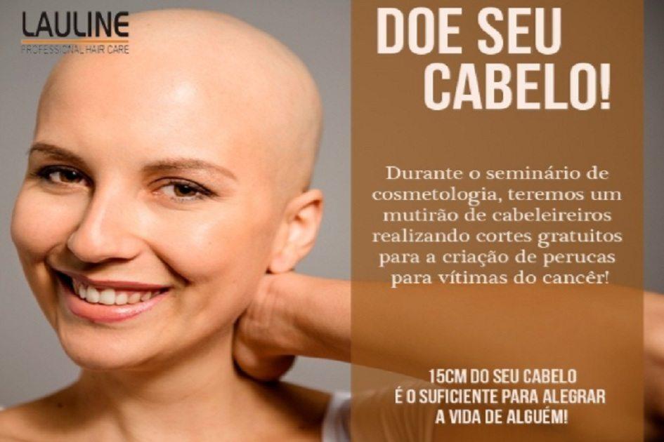 banner do evento para doação de cabelo
