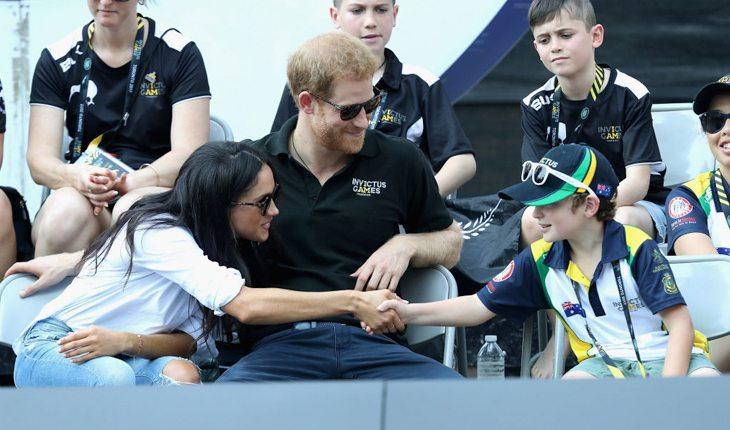 Na foto, Príncipe Harry e Meghan Markle juntos