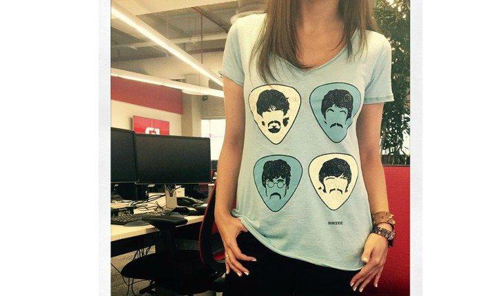 As t-shirts divertidas da repórter Mari Palma