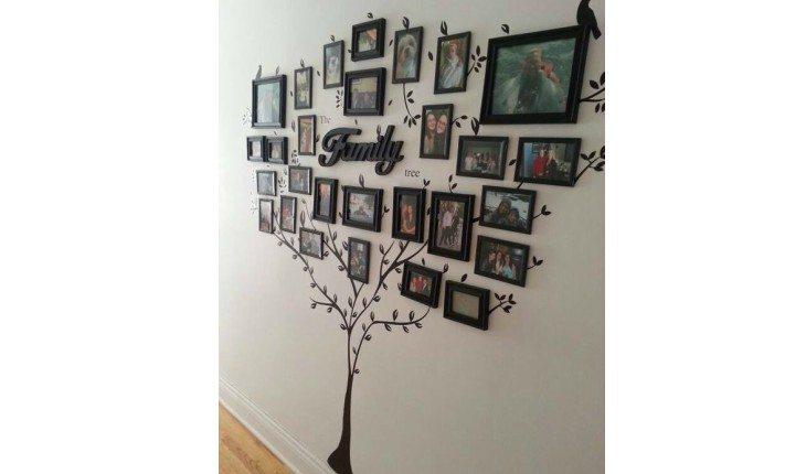 Árvore genealógica com fotos