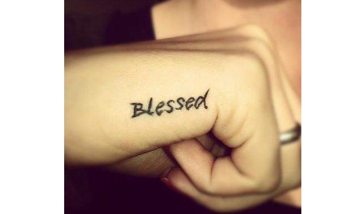 Tatuagem blessed