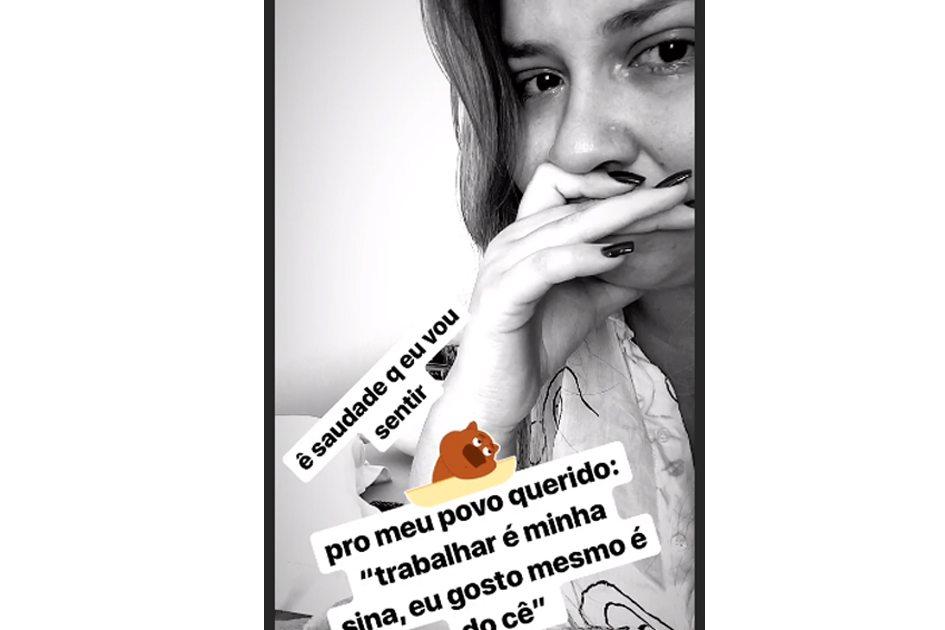 Marília Mendonça chora em Stories do Instagram