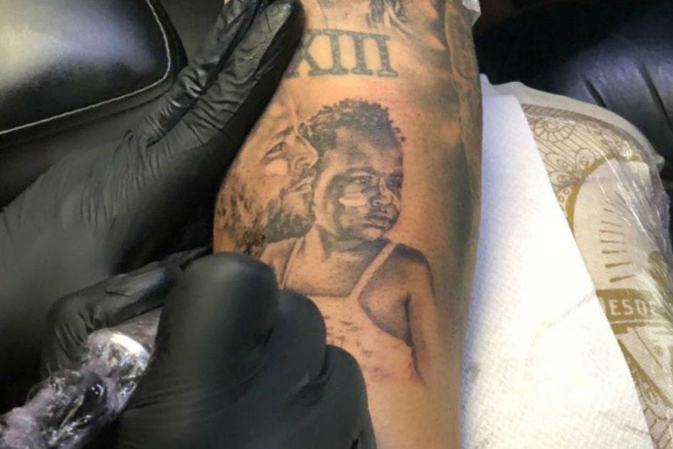 Bruno Gagliasso fez uma tatuagem para homenagear a filha, Títi. Veja: