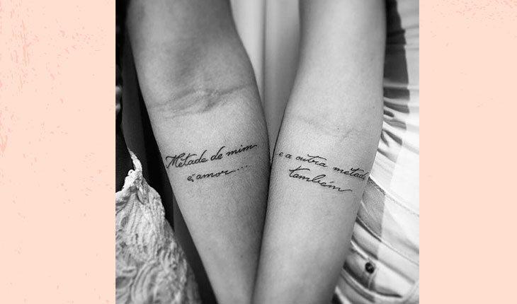 tatuagem em conjunto