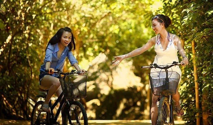 Benefícios de andar de bicicleta