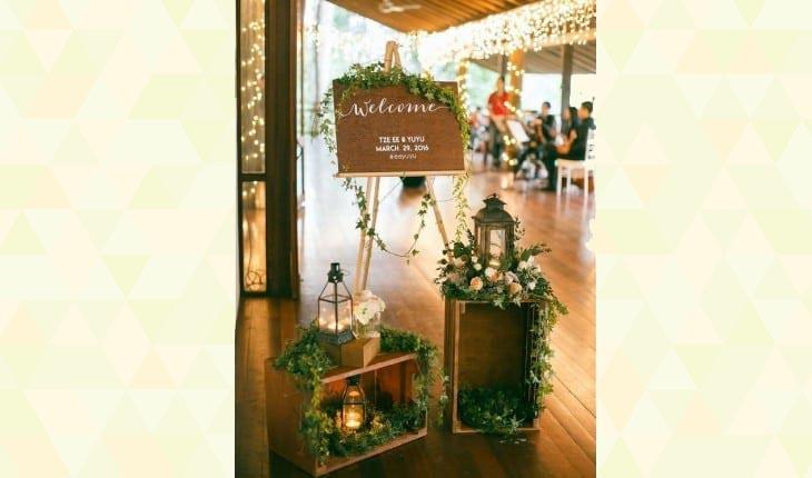 Caixote de madeira em casamento rústico: 10 ideias para decorar a sua festa