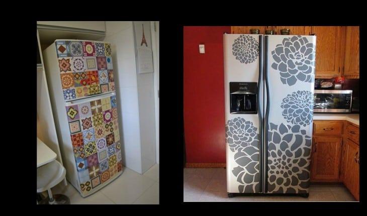 Confira 12 modelos de customização na geladeira para decorar a cozinha da sua casa