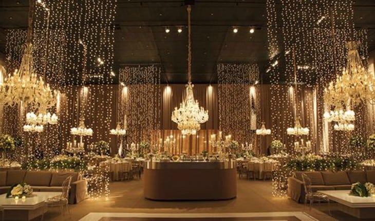 Iluminação de casamento: ideias diferentes para decorar a sua festa!