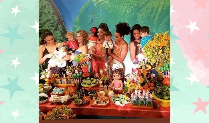 Filha de Juliana Alves ganha festa de aniversário com tema Moana