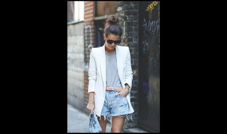 Confira os looks com shorts jeans mais populares entre as blogueiras para você estilizar seu look