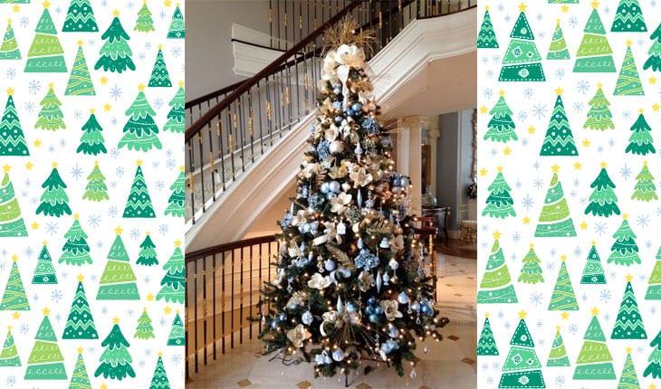 árvore de natal decorada