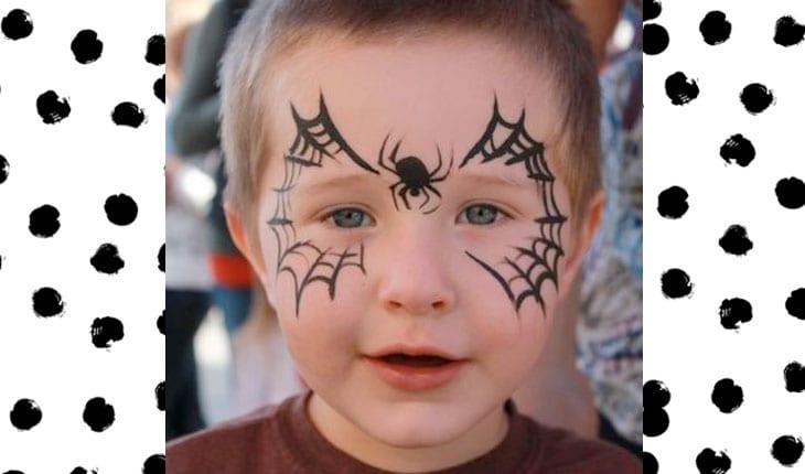 Pinturas faciais de Dia das Bruxas para fazer nas crianças | Alto Astral