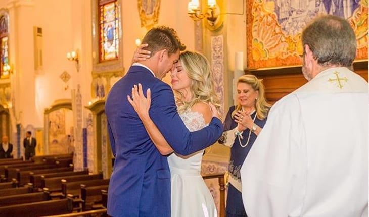 casamento religioso de Karina Bacchi e Amaury Nunes