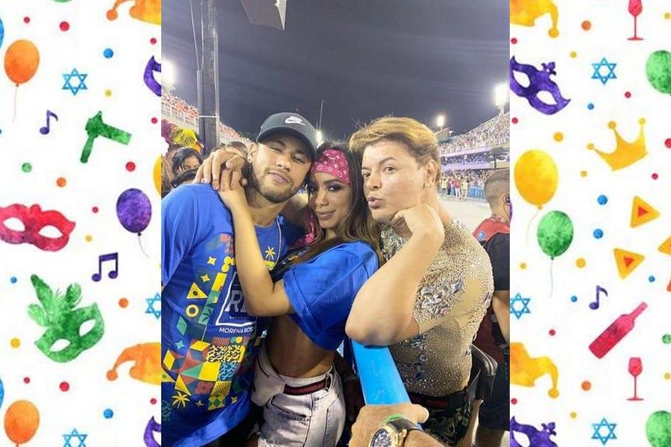 neymar e anitta no carnaval 