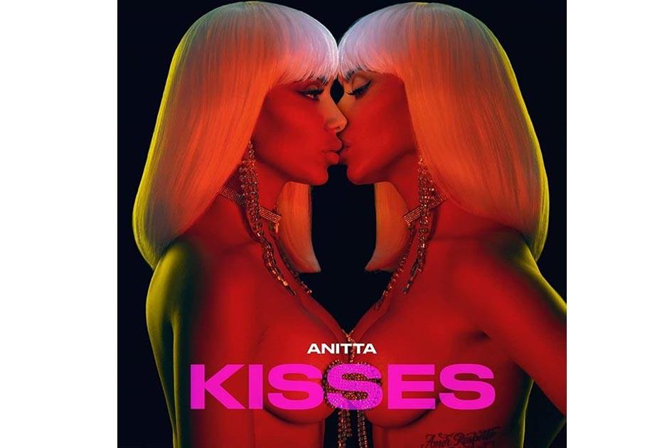 capa do álbum de Anitta intitulado Kisses