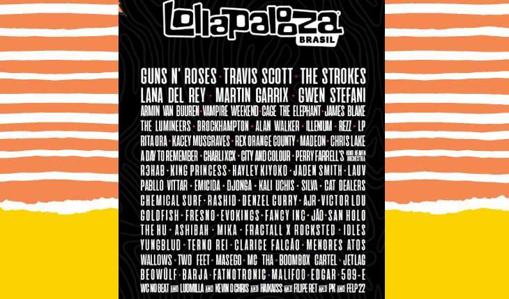 lineup do Lollapalooza 2020