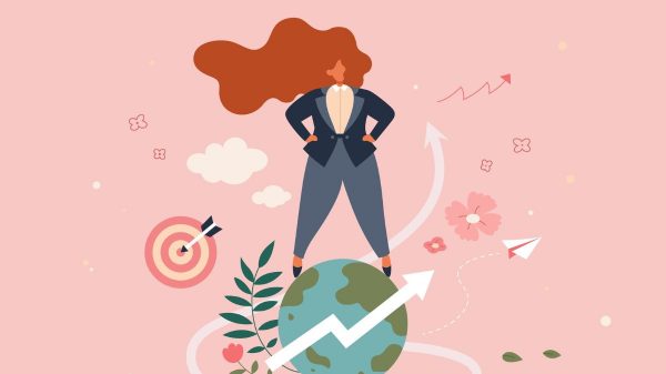 Ilustração de mulheres empreendedoras