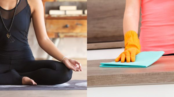 Faça meditação enquanto limpa a casa ou faz outras tarefas