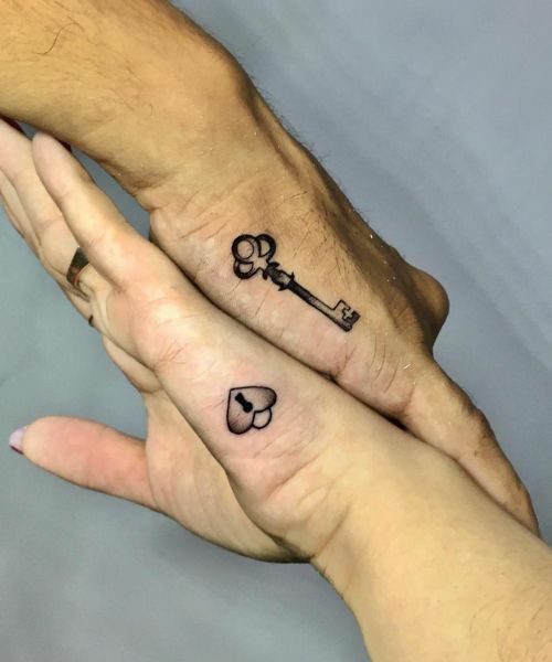 Inspiração de tatuagem para os casais que se completam