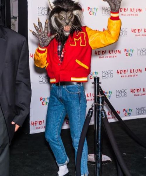 Heidi vestida de Michael Jackson em Thriller em 2017