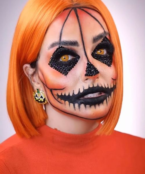 Busque referências de maquiagem de Halloween - Foto: Instagram / @jessicacardoso