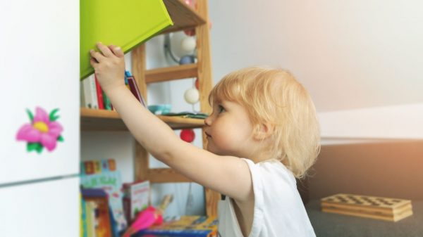 Traga as vantagens da leitura para seus filhos com uma biblioteca em casa